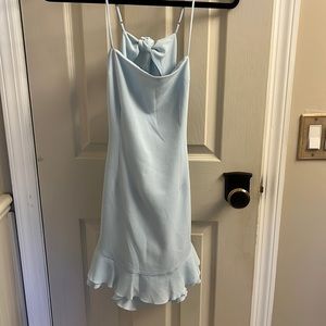 Lucy in the Sky Dress-powder blue